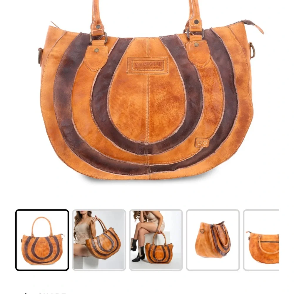 BED|STU leather Brawler bag, new without tags - Picture 5 of 6